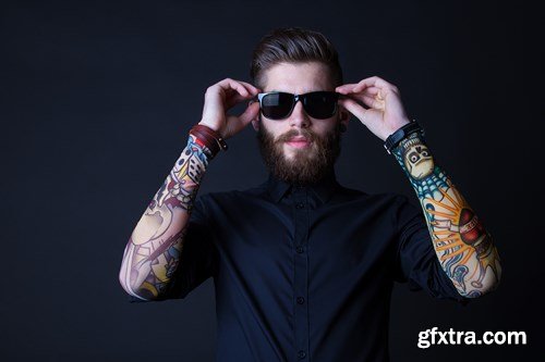 Stylish Hipster Man - 25x UHQ JPEG