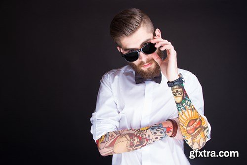 Stylish Hipster Man - 25x UHQ JPEG