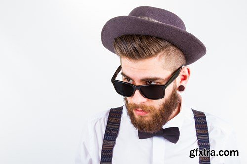 Stylish Hipster Man - 25x UHQ JPEG