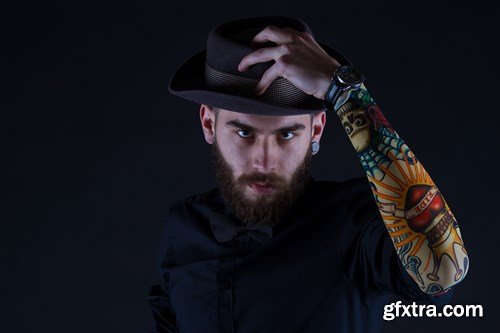 Stylish Hipster Man - 25x UHQ JPEG