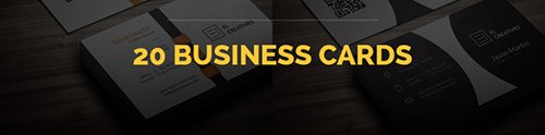 CM Bundle - 20 Business Cards 304777