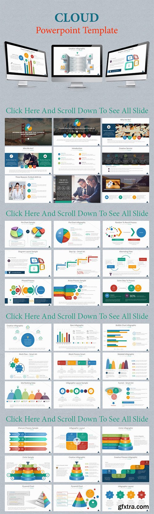 CM Cloud Powerpoint Template 303729