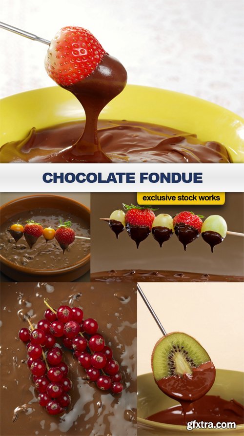 Chocolate Fondue - 5 UHQ JPEG