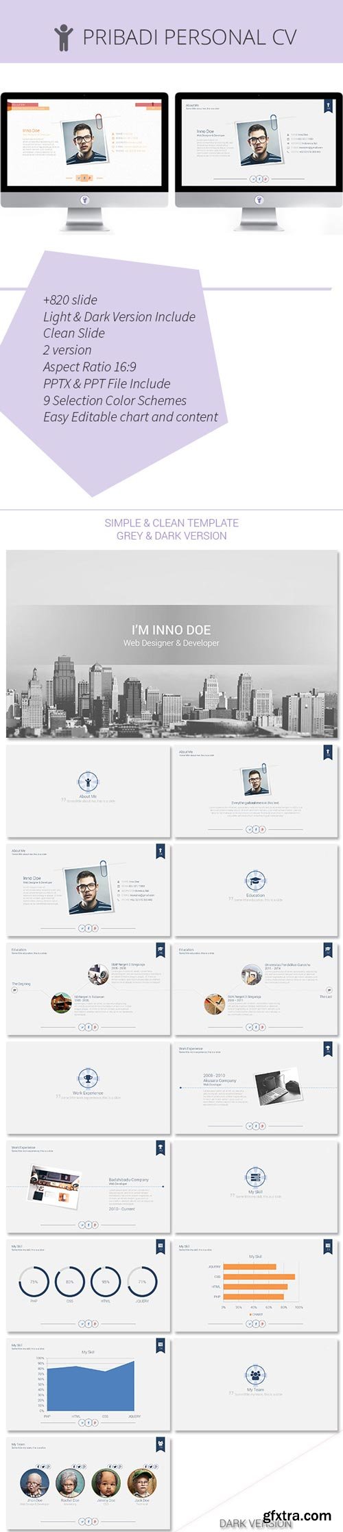 GraphicRiver - Pribadi Personal CV - 10537451