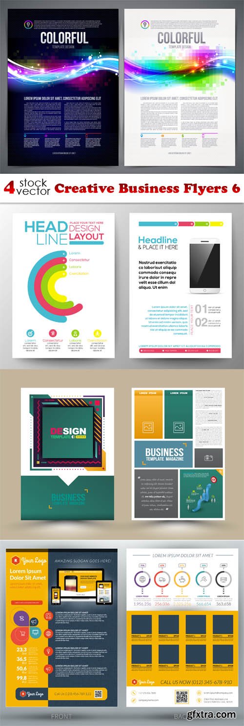 Vectors - Creative Business Flyers 6