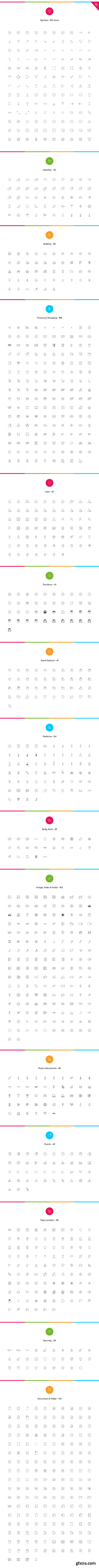 CM 261615 - 2061 Nanoline Icons