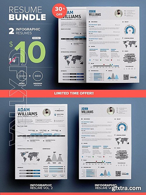 CM - Infographic Resume - Mini Bundle 306554