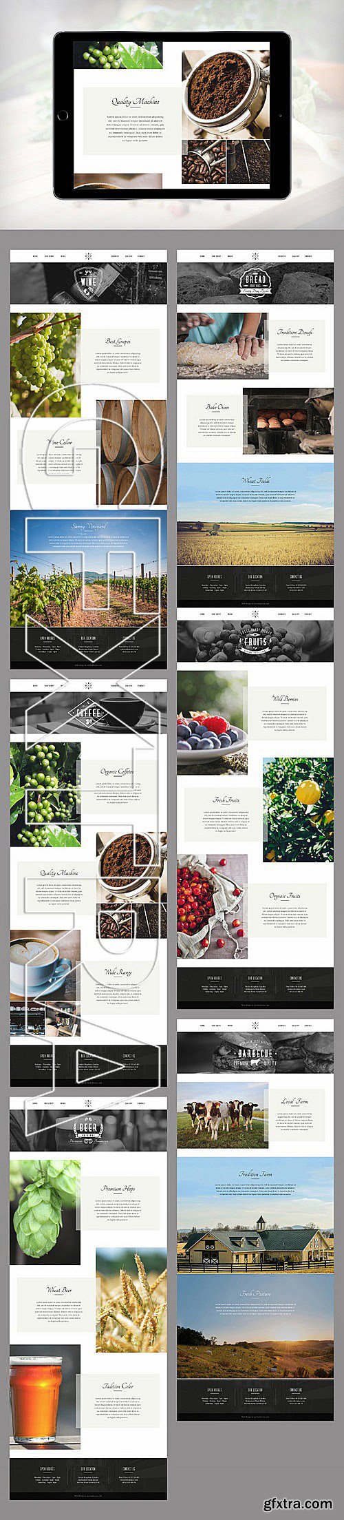 CM - Gastro - Restaurant PSD Template 305898