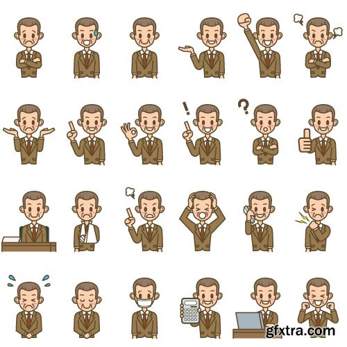 People Vector Set 2 - 15x EPS