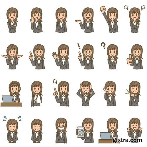 People Vector Set 2 - 15x EPS