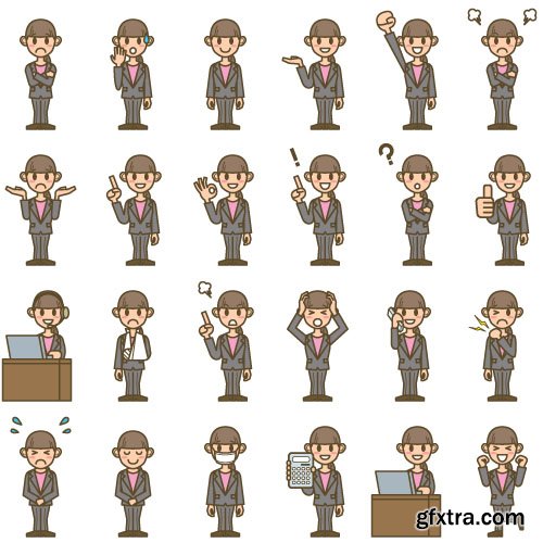 People Vector Set 2 - 15x EPS