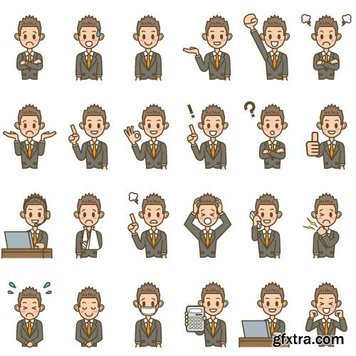 People Vector Set 2 - 15x EPS