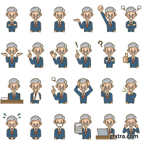 People Vector Set 2 - 15x EPS