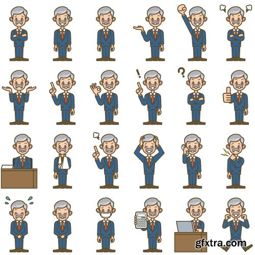 People Vector Set 2 - 15x EPS