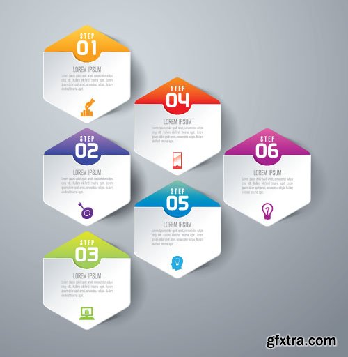 Infographics Vector Elements 4 - 15x EPS