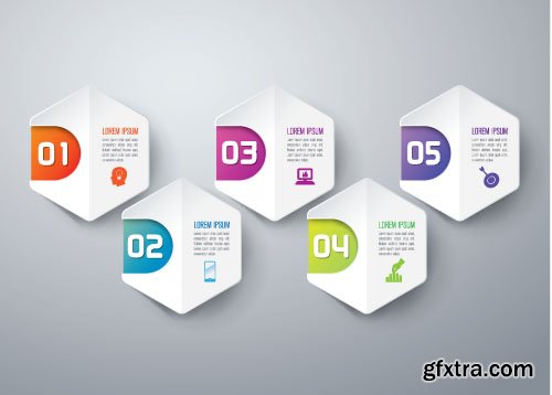 Infographics Vector Elements 4 - 15x EPS