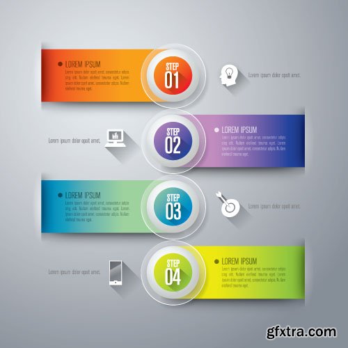 Infographics Vector Elements 4 - 15x EPS