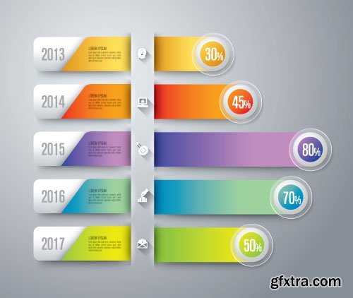 Infographics Vector Elements 4 - 15x EPS