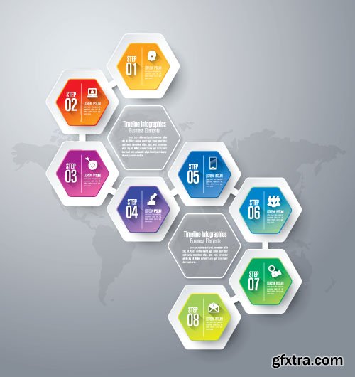 Infographics Vector Elements 4 - 15x EPS