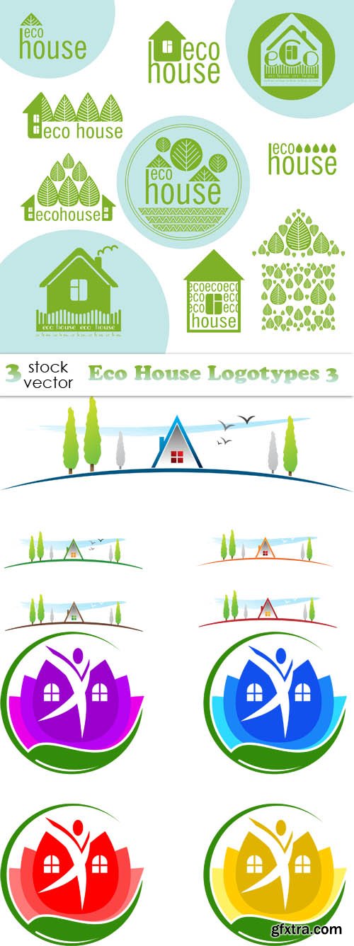 Vectors - Eco House Logotypes 3