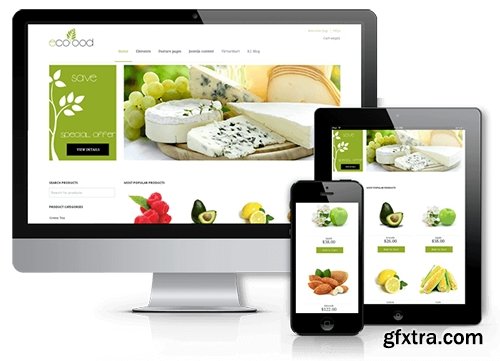 OrdaSoft - OS EcoFood v1.0 - VirtueMart 3 template