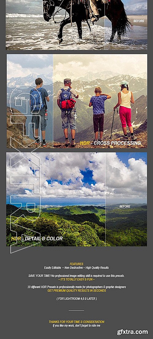 GraphicRiver - HDR Lightroom Presets 11913418