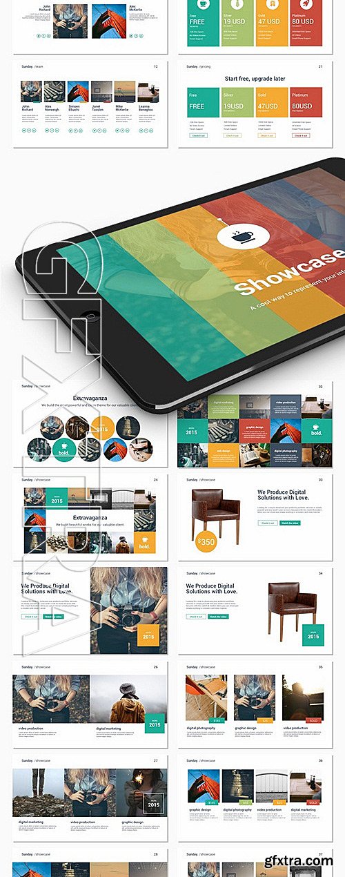 GraphicRiver - Sunday - Multipurpose PowerPoint Template 11793676