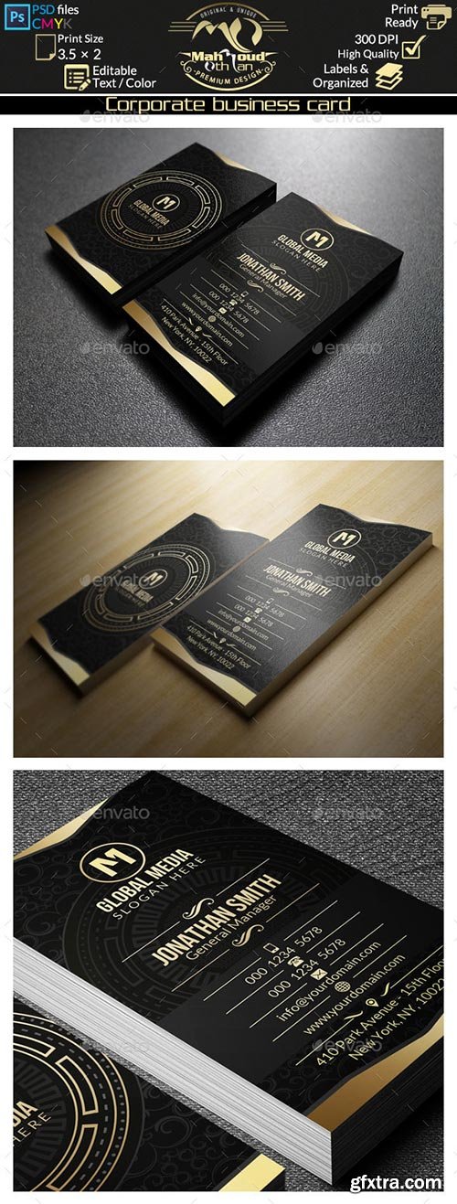 GraphicRiver - Gold Corporate Business Card 47