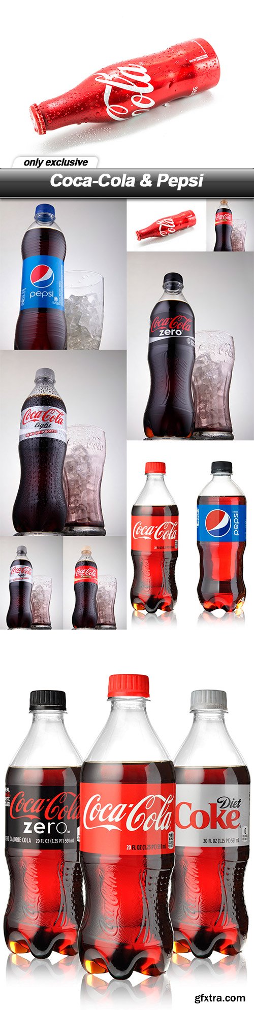 Coca-Cola &amp; Pepsi - 9 UHQ JPEG