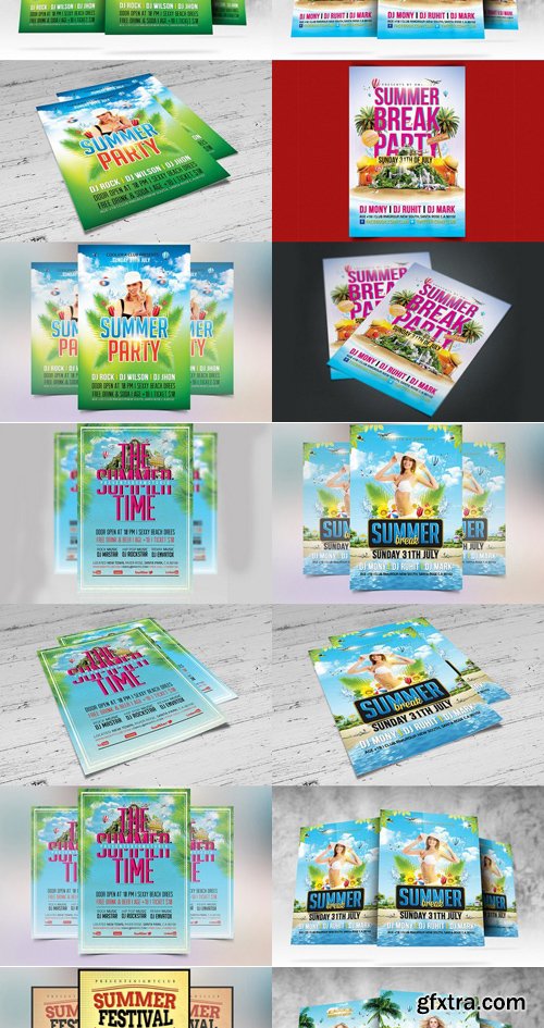 CM - BIG BUNDLE Summer Party Flyer 299418