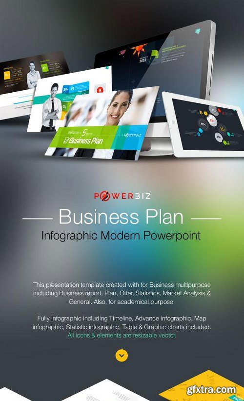 GraphicRiver Business Plan Infographic Powerpoint 10599756