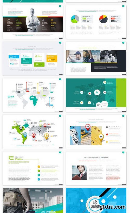 GraphicRiver Business Plan Infographic Powerpoint 10599756