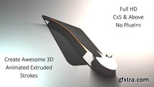 Videohive Advance 3D Extrudes II ( Animated Stroke ) Logo 4733110