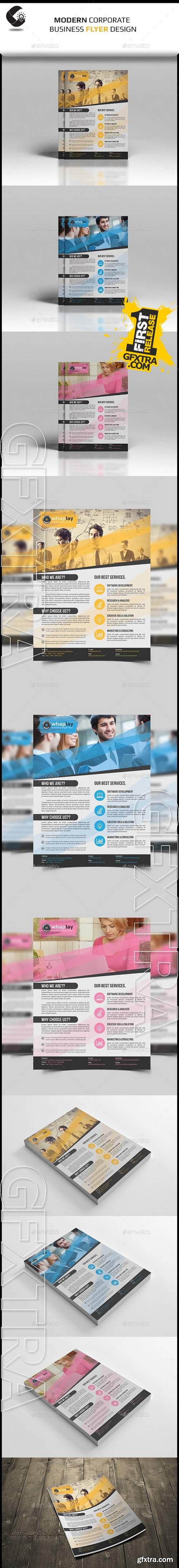 Corporate Flyer-Multipurpose - GraphicRiver 11025078