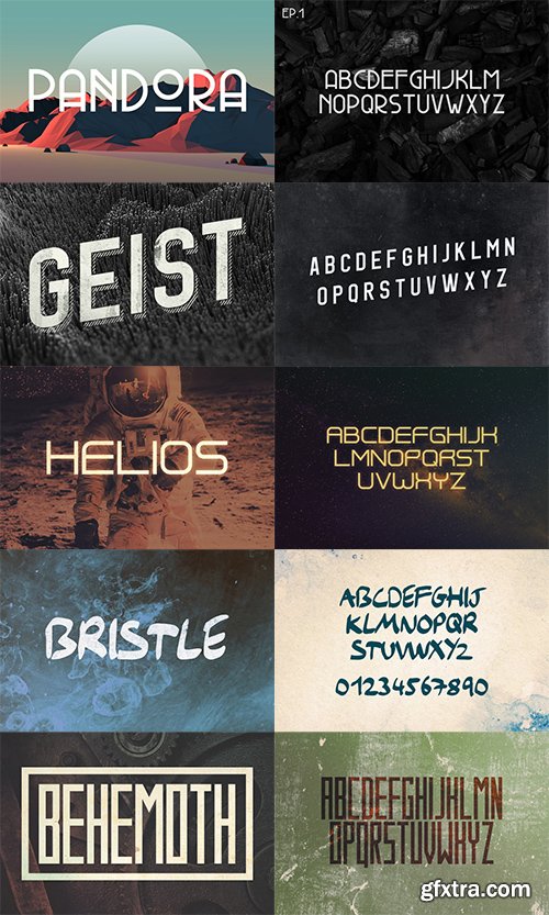 CM Display Font Bundle 307665 - 22 Typefaces 65 Fonts