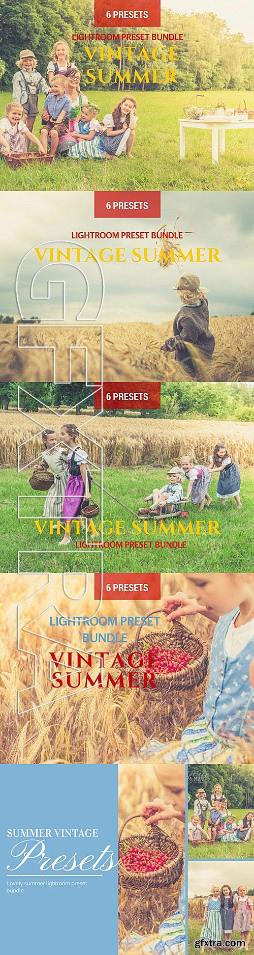 CM - 6 Summer Vintage Lightroom Presets 308410