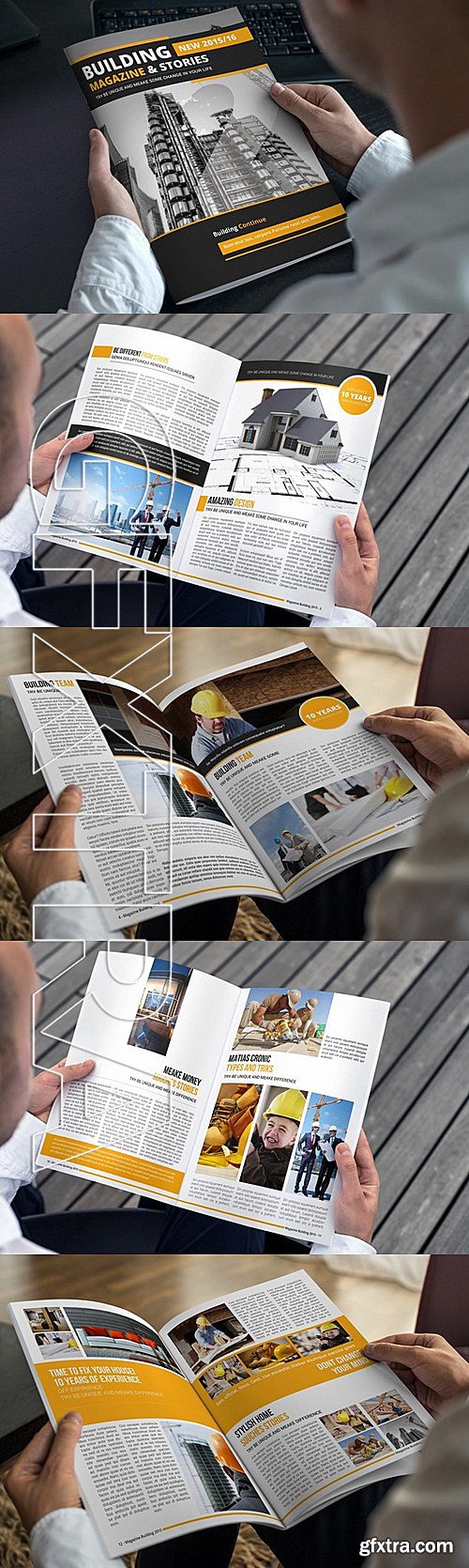 CM - Building Magazine Template 308326