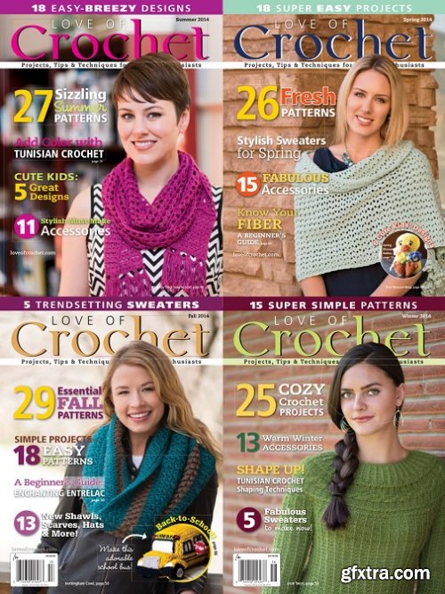 Love of Crochet 2014 Full Year Collection