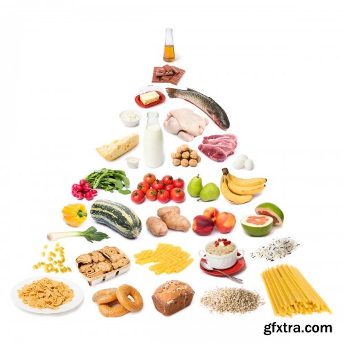 Food Pyramide - 21 UHQ JPEG