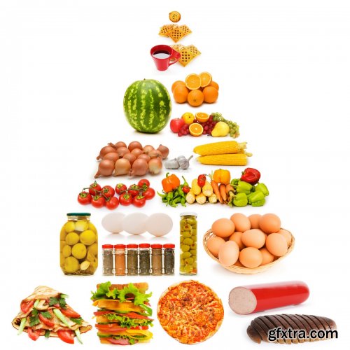 Food Pyramide - 21 UHQ JPEG