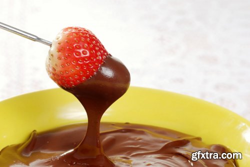 Chocolate Fondue - 5 UHQ JPEG