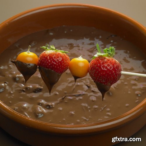 Chocolate Fondue - 5 UHQ JPEG