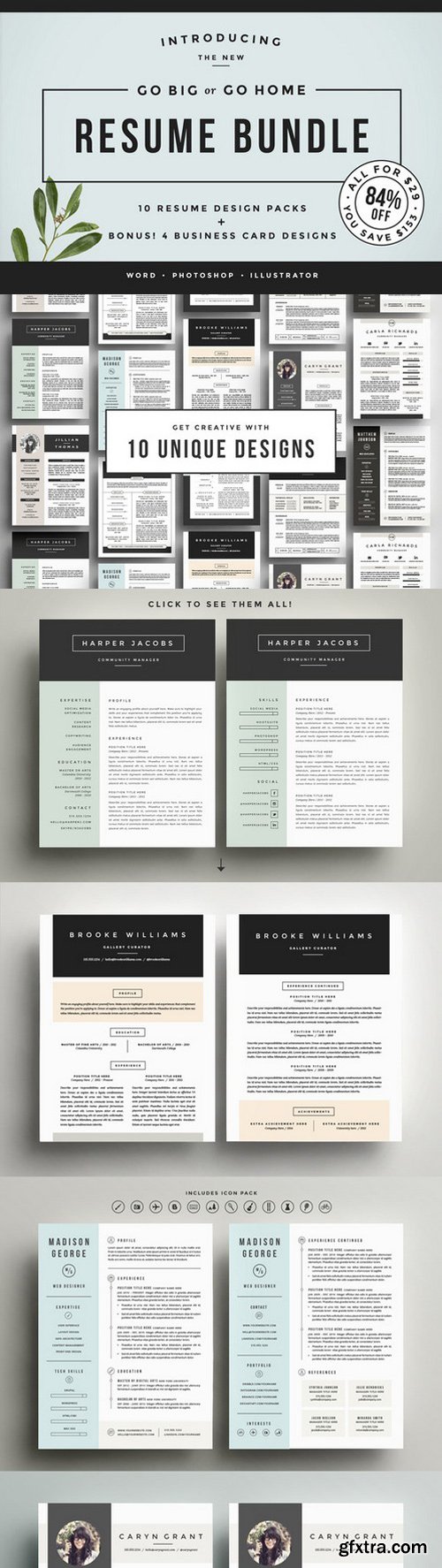 CM - Go Big or Go Home! The Resume Bundle 282737