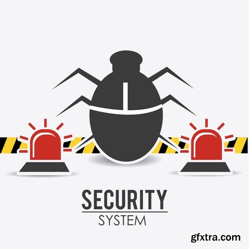 Collection of vector logo picture business icon company security system 25 Eps