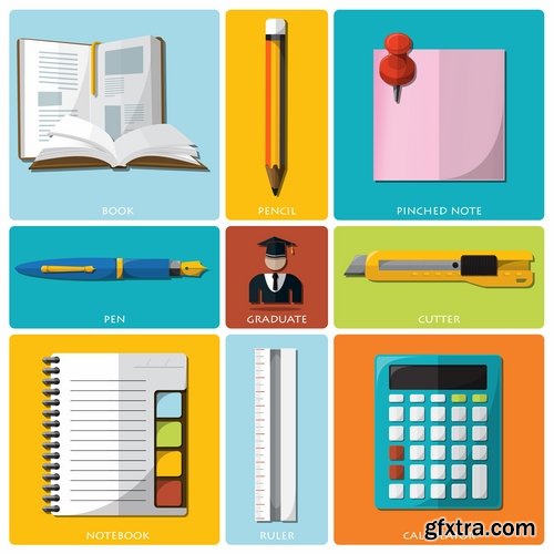 Collection of vector image conceptual business infographics #3-25 Eps