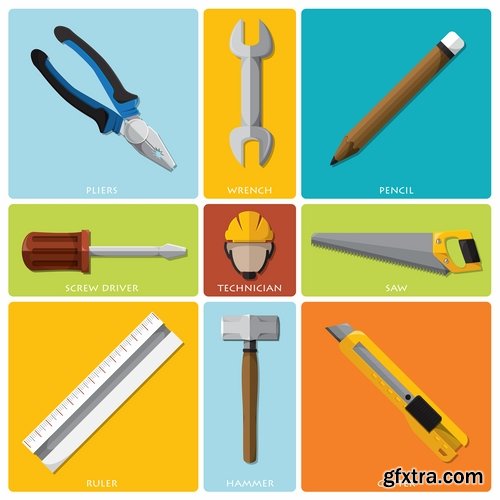 Collection of vector image conceptual business infographics #3-25 Eps