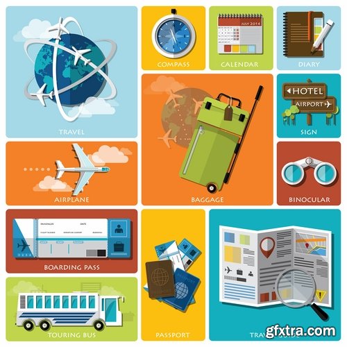 Collection of vector image conceptual business infographics #3-25 Eps