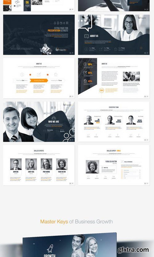 GraphicRiver HappyBiz Beta | Business & Academic Presentation 9989843