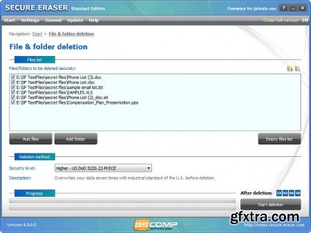 Secure Eraser v4.3 Final (+ Portable)