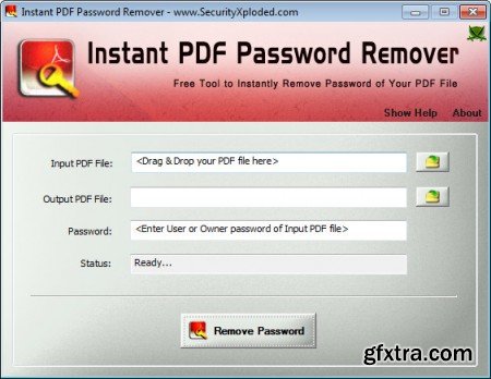 Instant PDF Password Remover v5.0 Final (+ Portable)